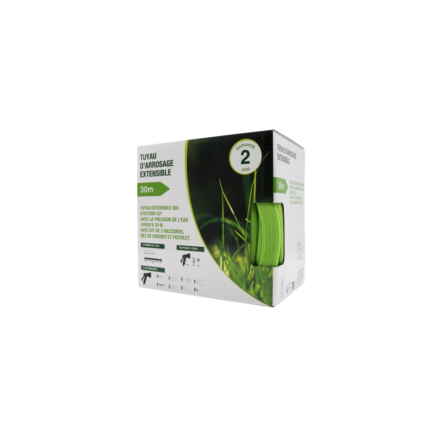 Tuyau d'arrosage extensible 30 m