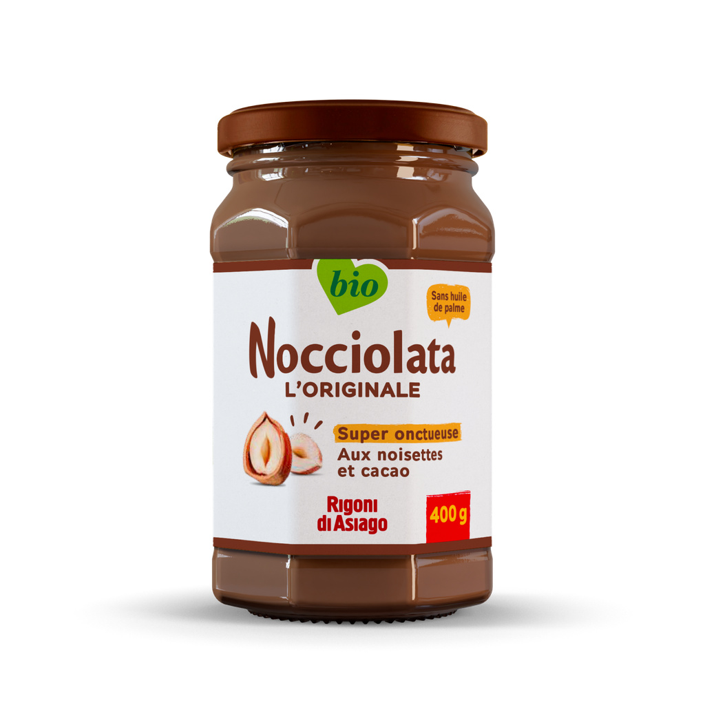Crema spalmabile biologica alle nocciole e cacao 400 g - NOCCIOLATA