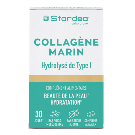 Vidonge 60 vya Aina ya Collagen ya Majini ya Hydrolyzed - STARDEA