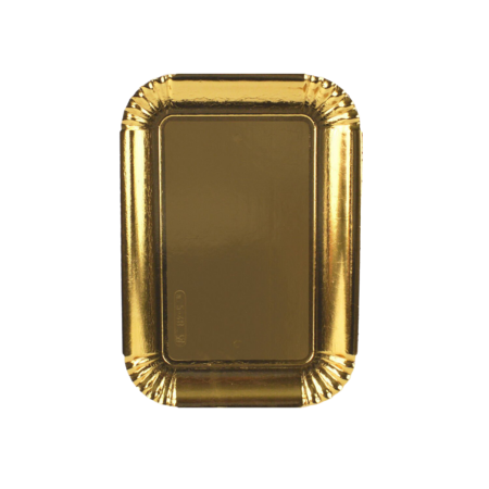2 Plateaux Rectang Gold