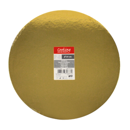 2 Sous-tarte Ronds Gold Silver