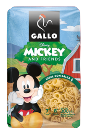 Pâtes enfant Disney Mickey and Friends 300 g - GALLO