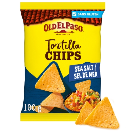 Chips Tortilla Sea Salt 100g - OLD EL PASO