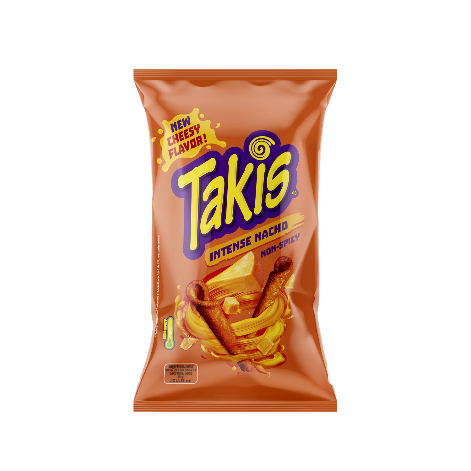 Tortillas chips enrolladas Intense Nacho 100 g - TAKIS
