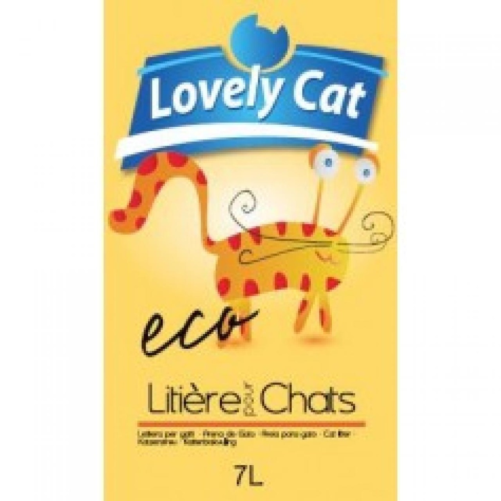 Litière pour chat éco 7 L - LOVELY CAT