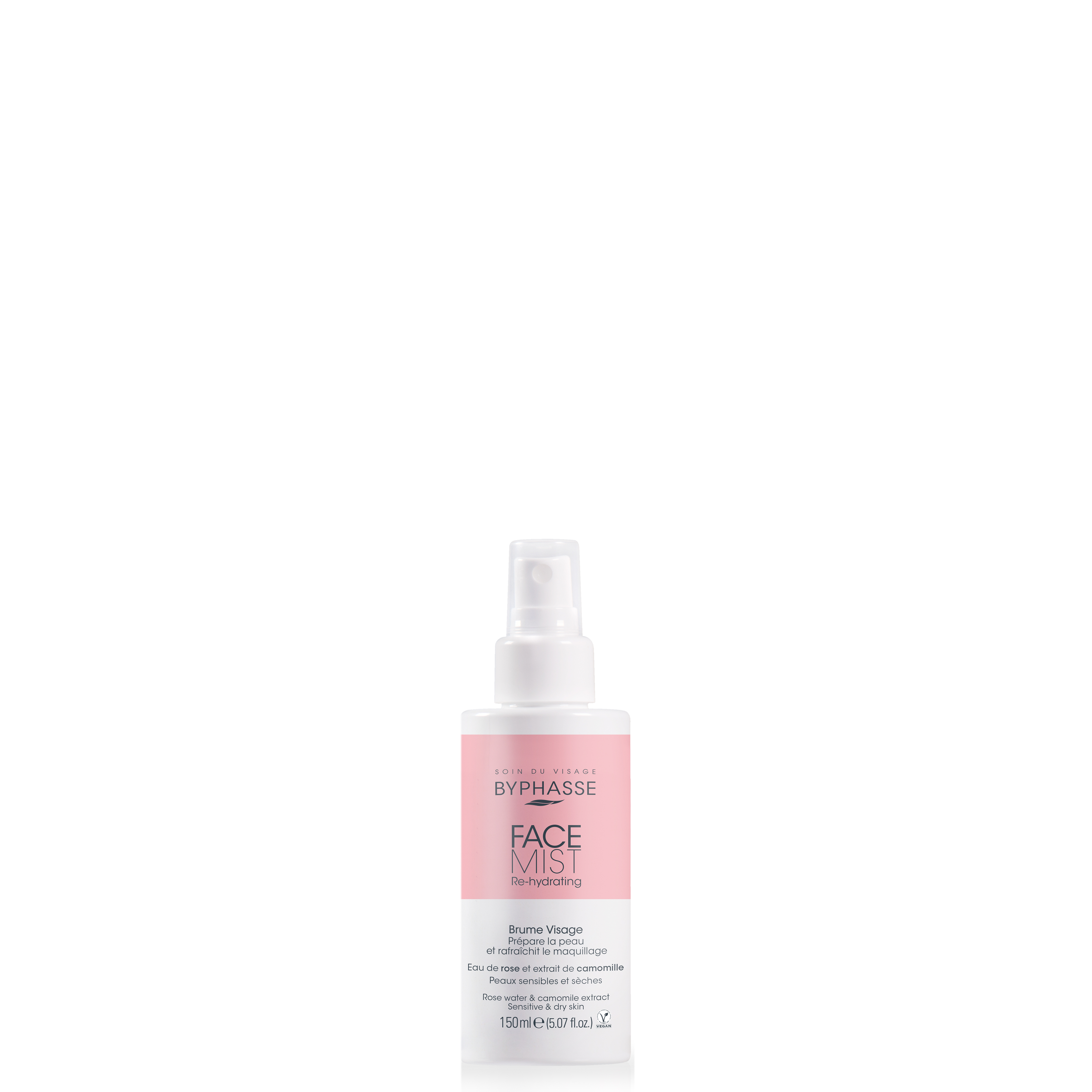 Face Mist Re-hydrating Peaux Sensibles Et Sèches 150ml - BYPHASSE