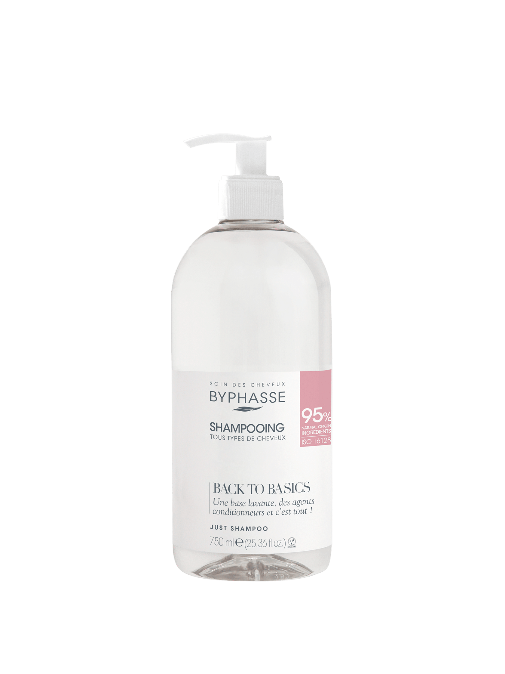 Back To Basics Shampooing Tous Types De Cheveux (doseur) 750ml - BYPHASSE