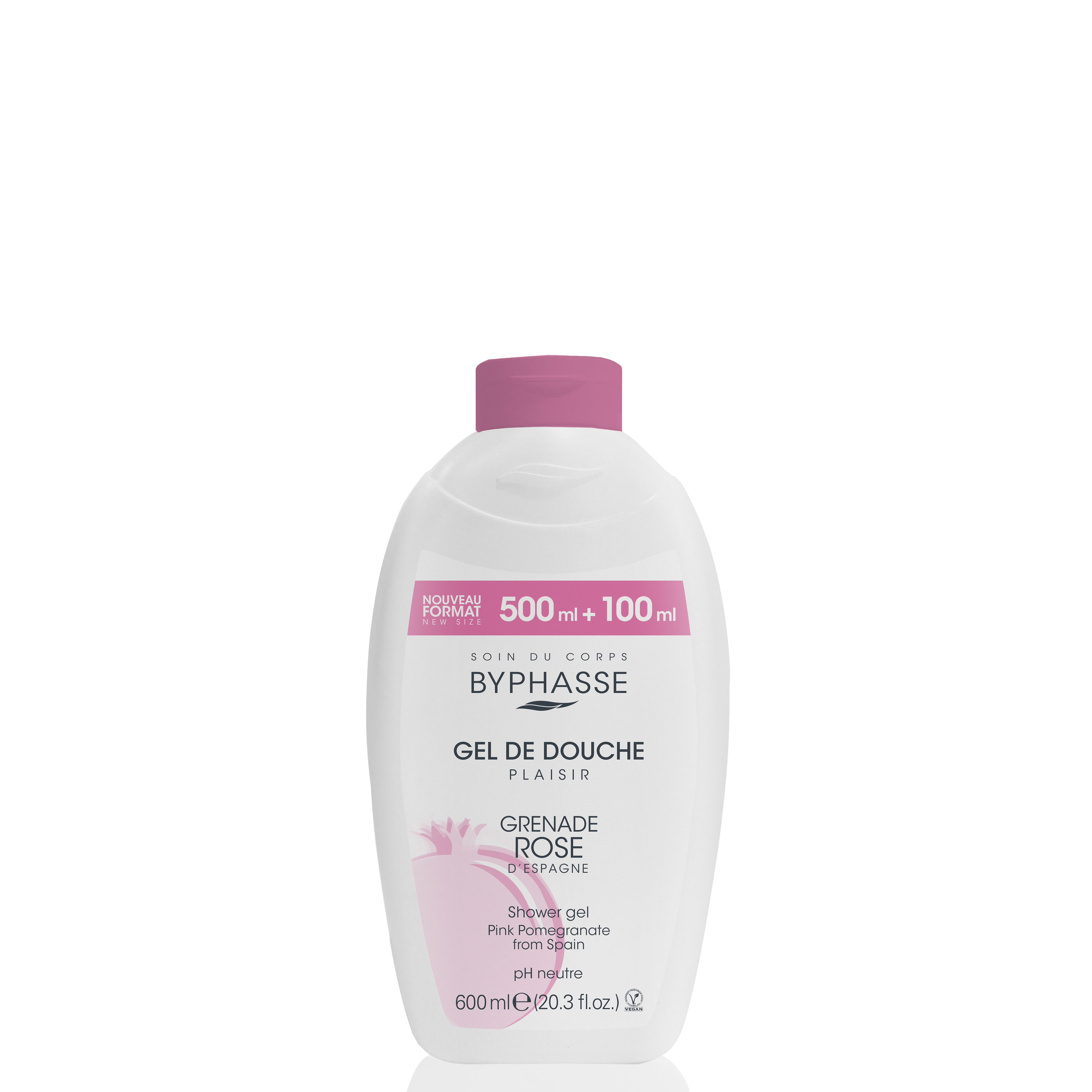 Plaisir Gel De Douche Grenade Rose 600ml