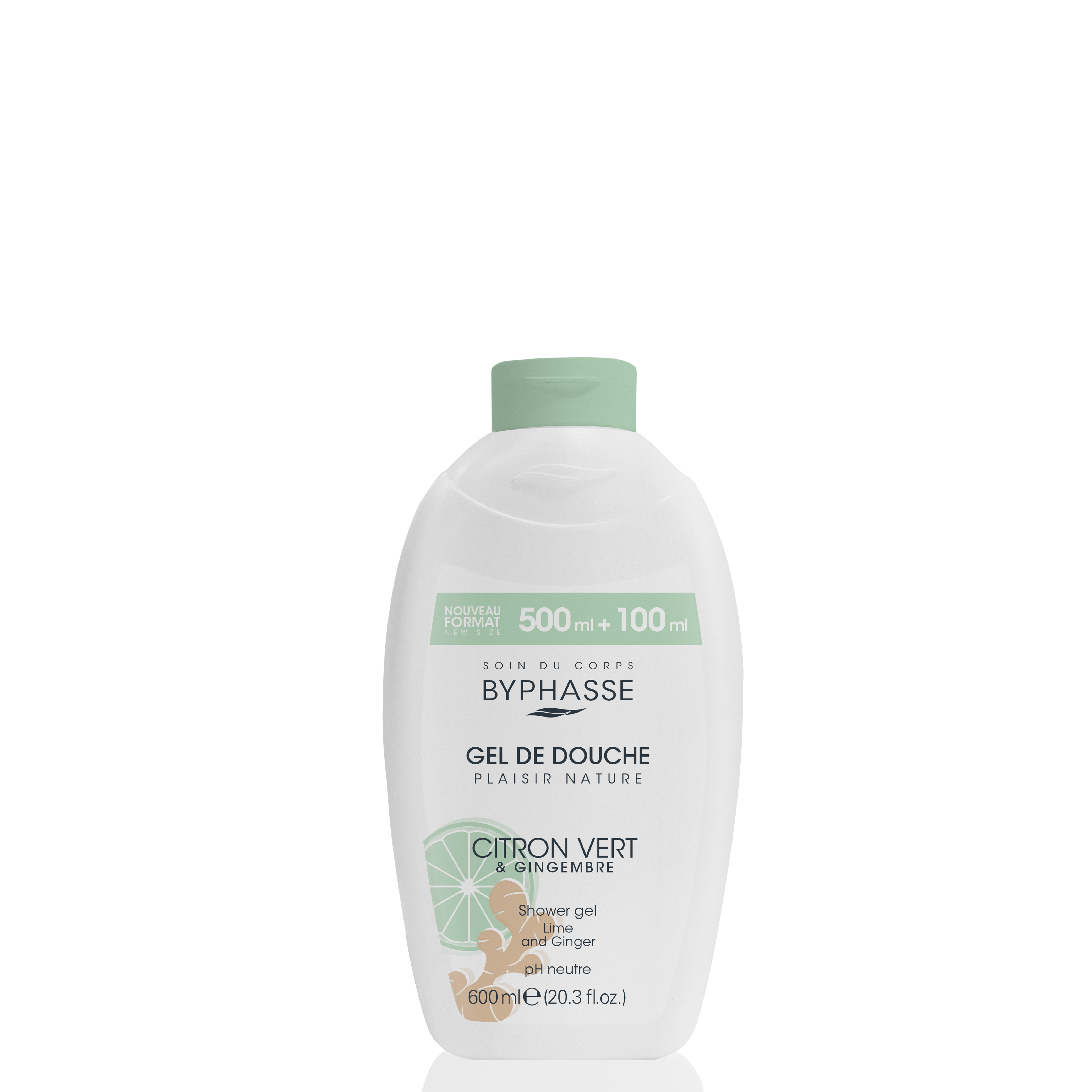 Plaisir Nature Gel De Douche Citron Vert & Jengibre 600ml - BYPHASSE