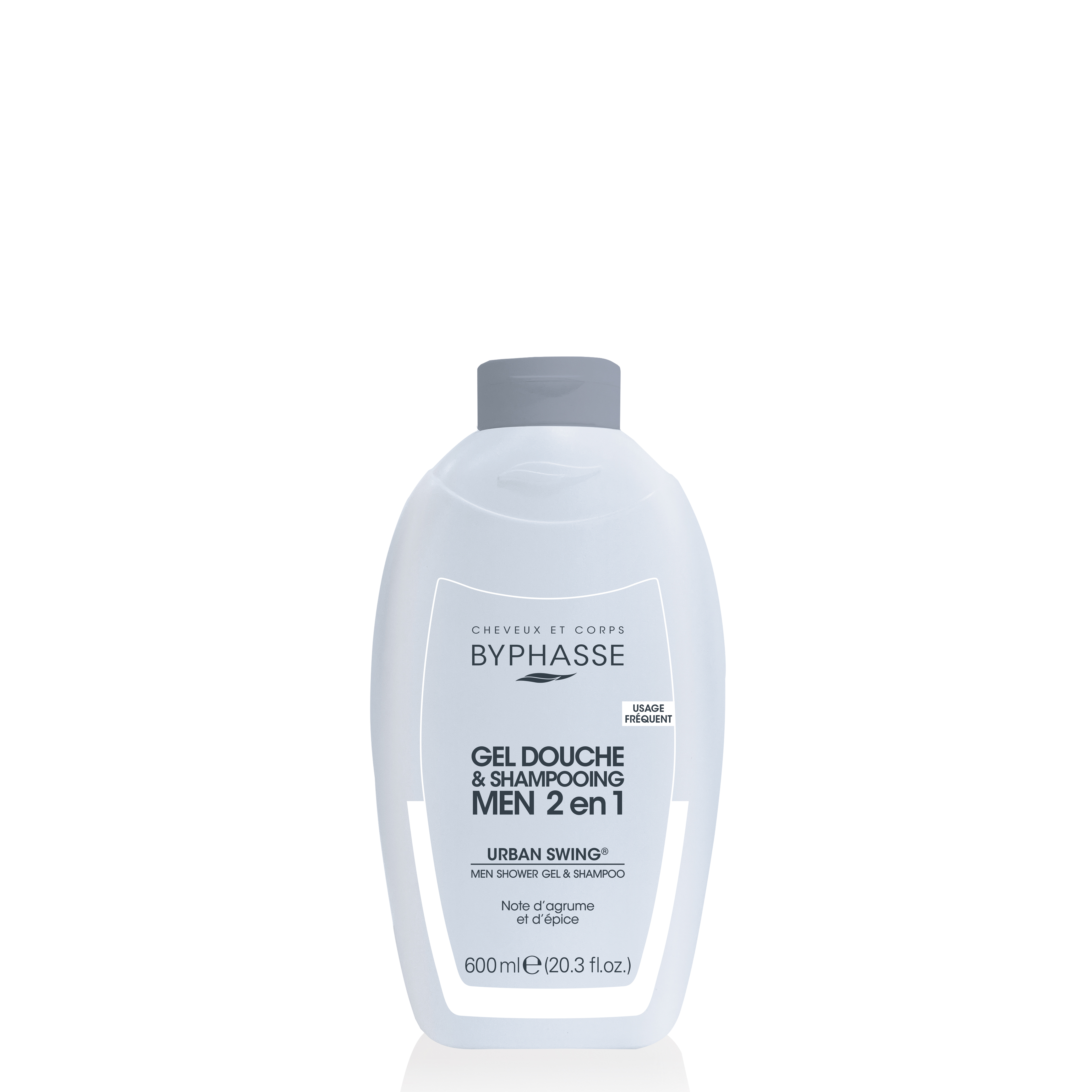 Gel Douche-shampooing 2 En 1 Homme Urban Swing 600ml - BYPHASSE