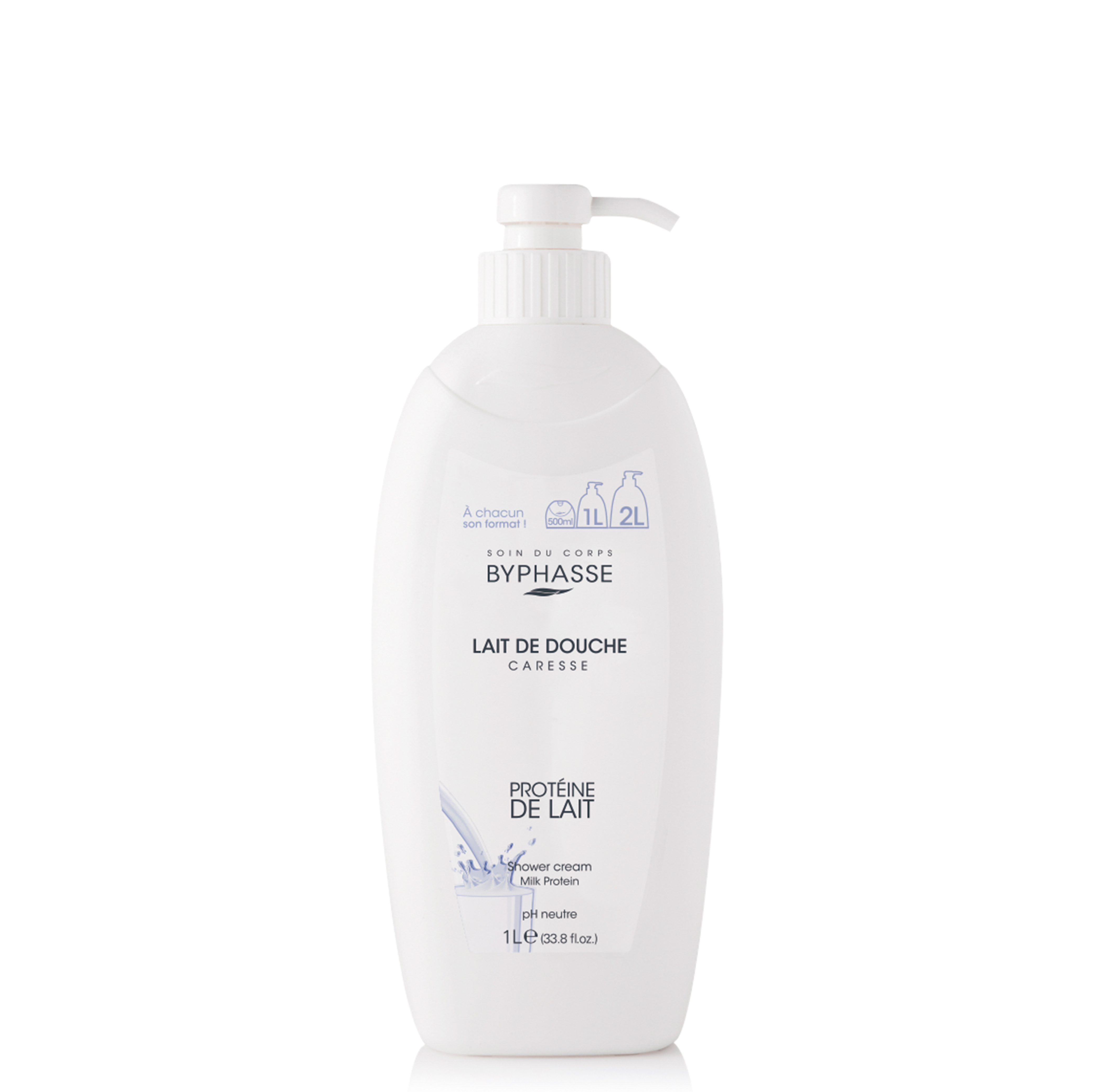Caresse Lait De Douche Protéine De Lait 1l - BYPHASSE