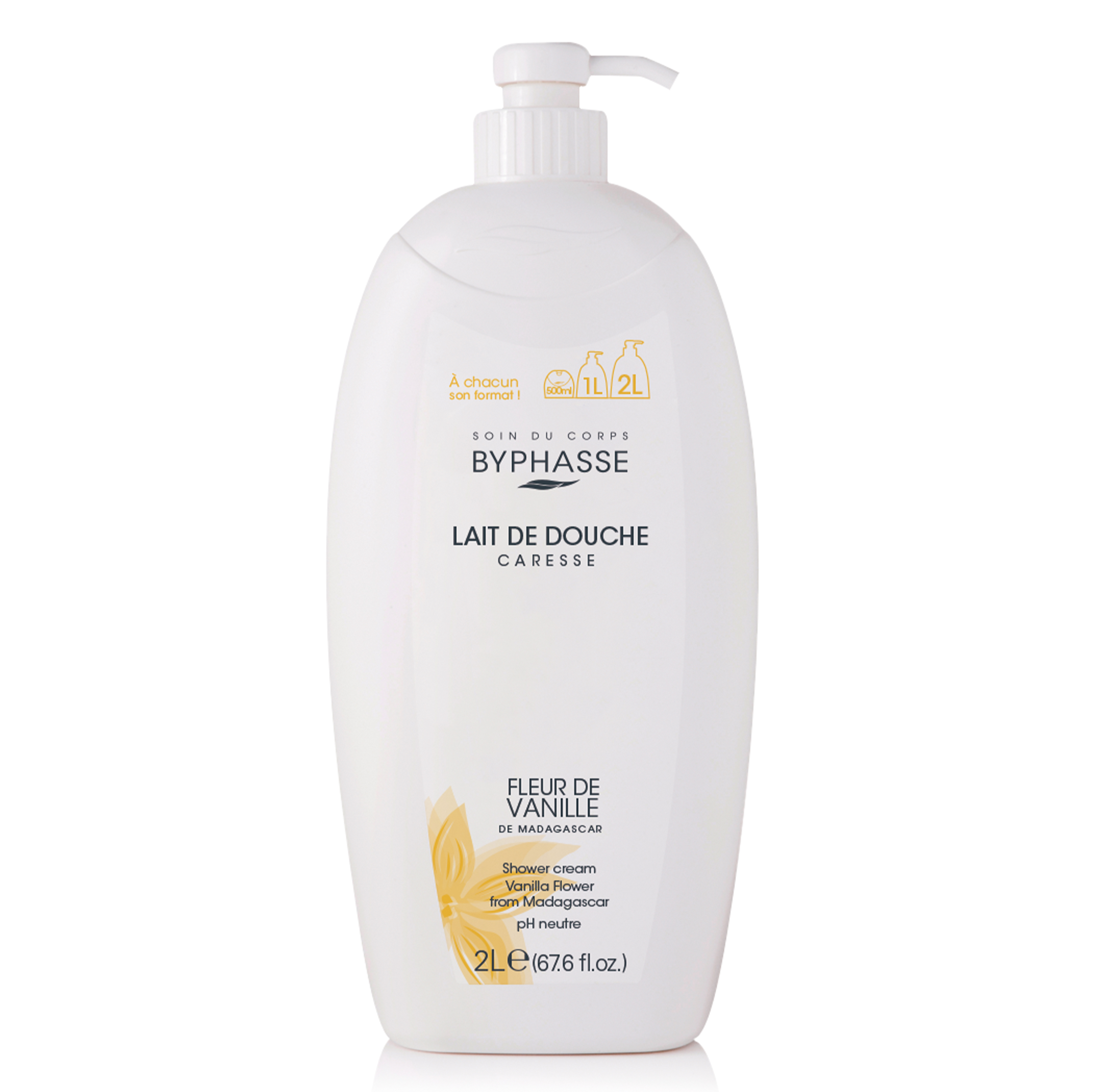 Caresse Lait De Douche Fleur De Vanille 2l