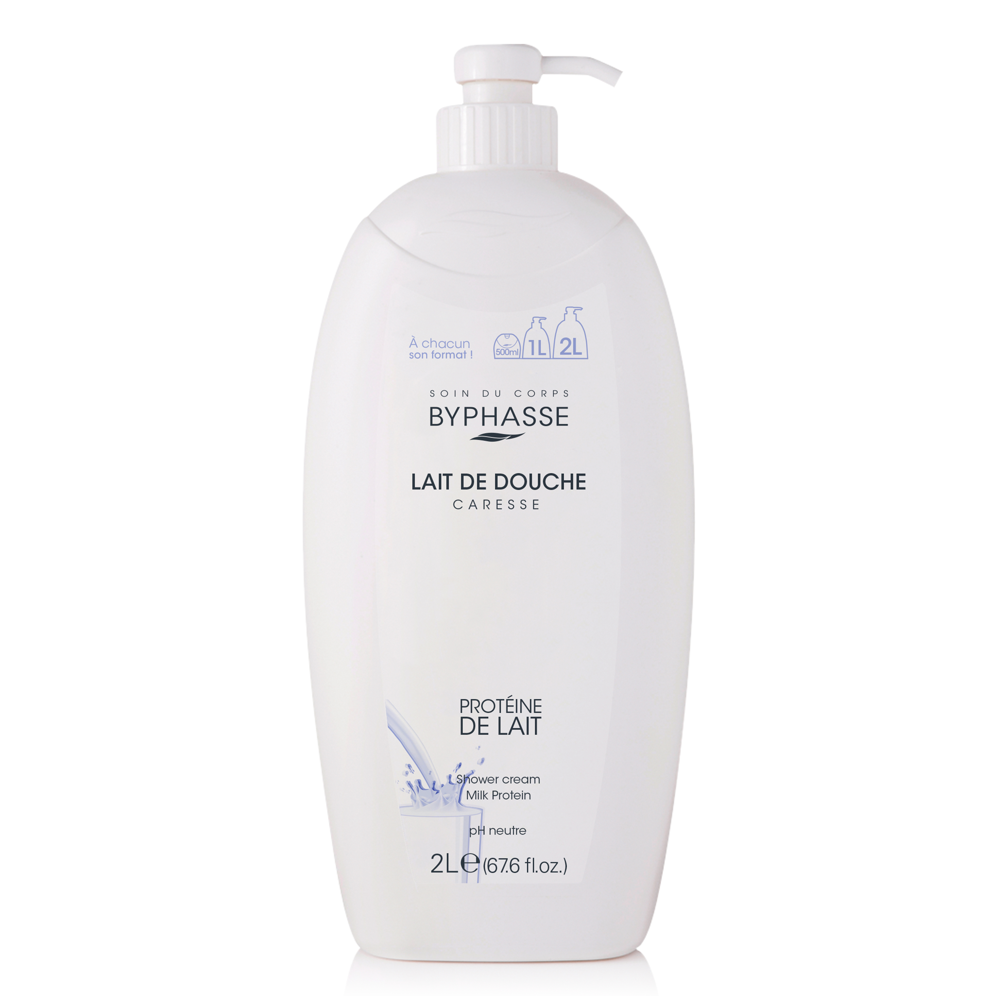 Caresse Lait De Douche Protéine De Lait 2l - BYPHASSE