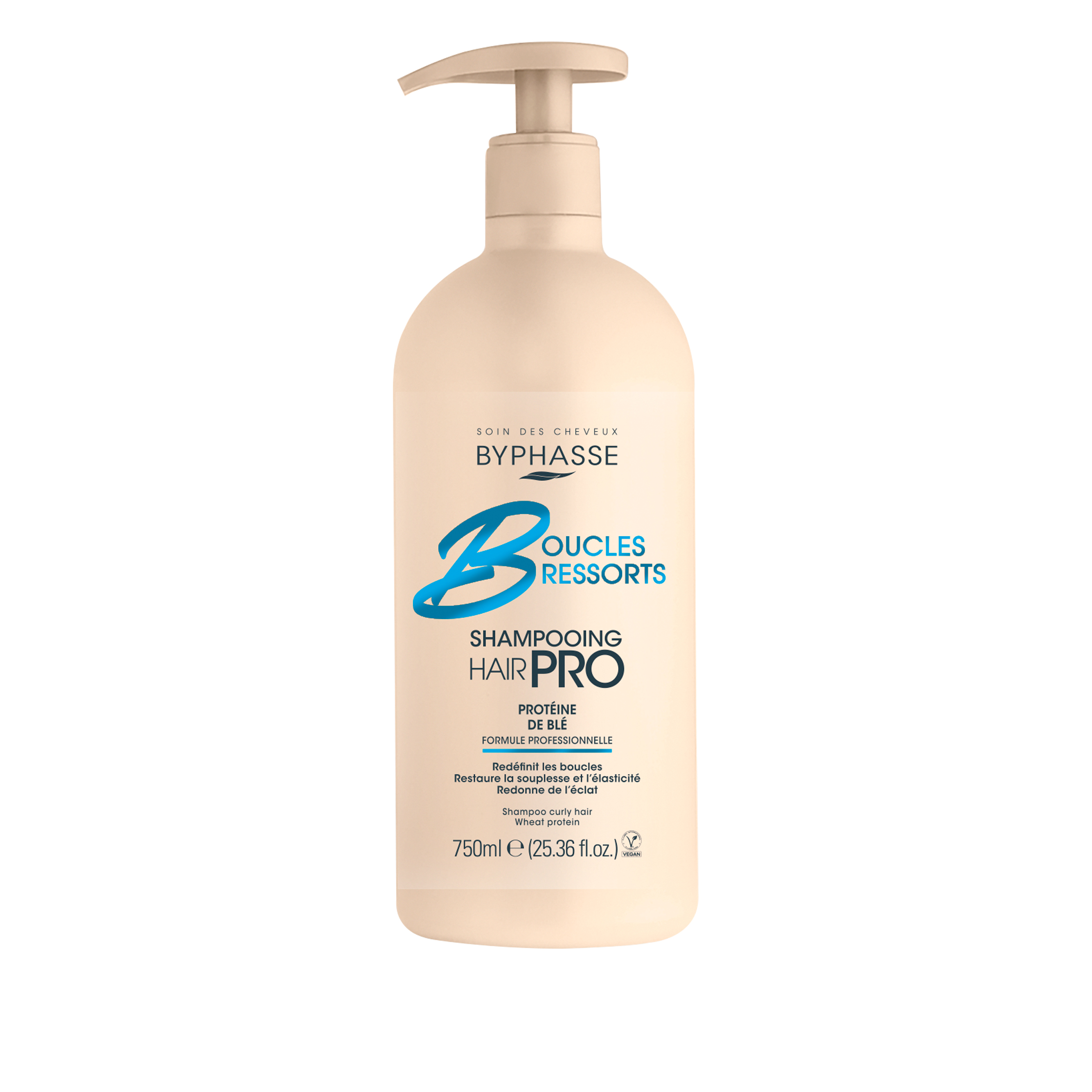 Hair Pro Boucles Ressorts Shampooing Cheveux Bouclés 750 Ml - BYPHASSE