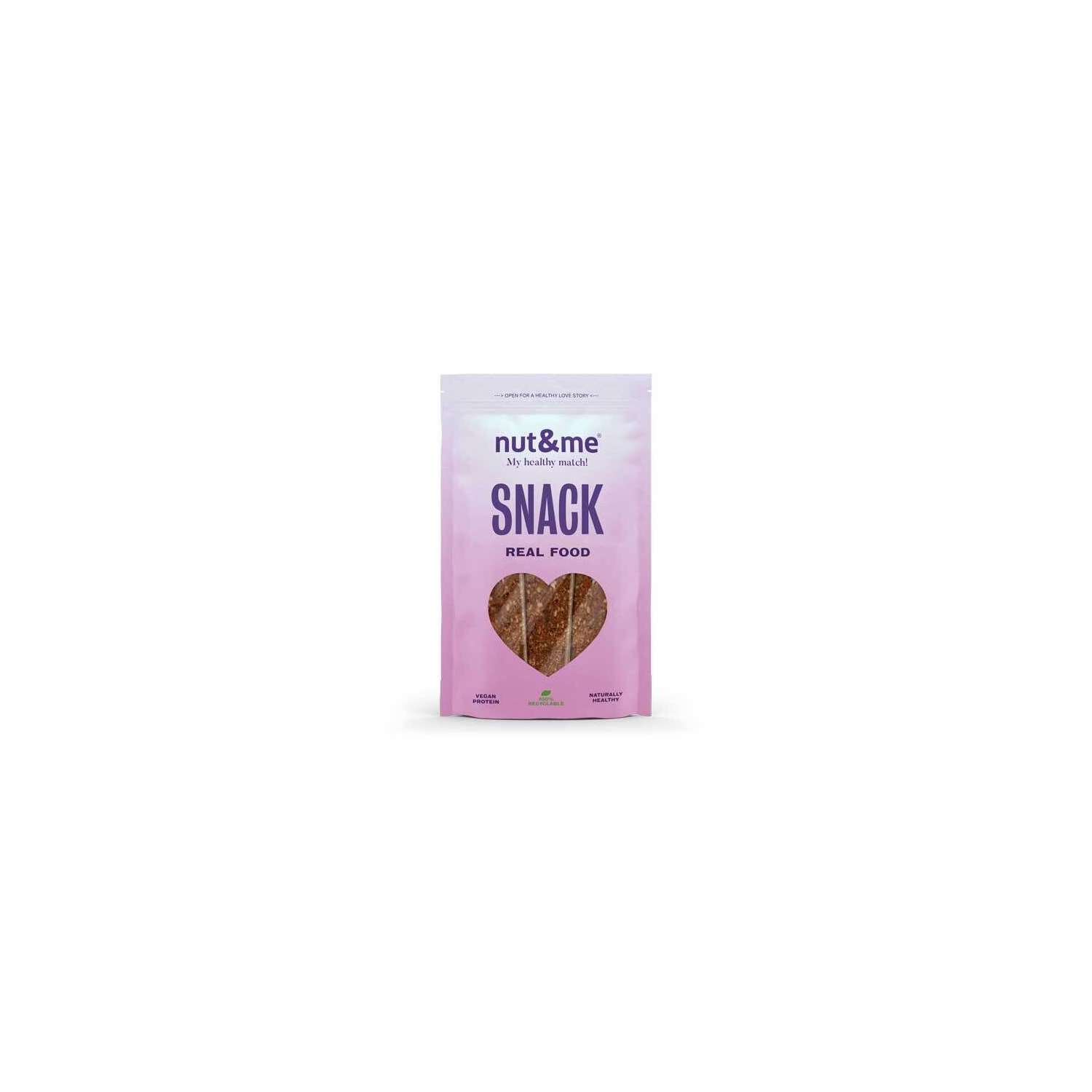 Barrette di mele ad alto contenuto di fibre, 225 g - NUT & ME