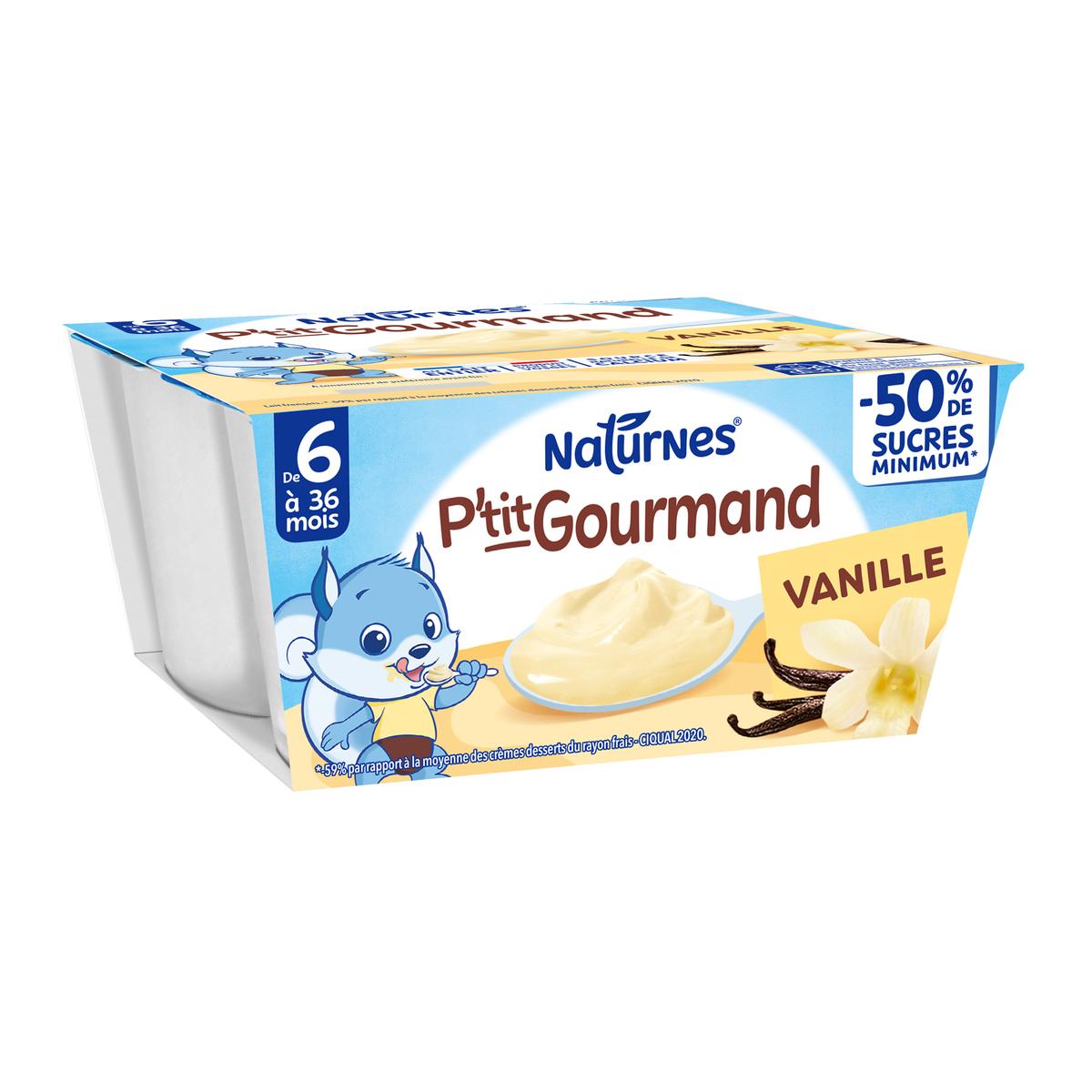 P'tit Gourmand Vanille 4x100g - NATURNES