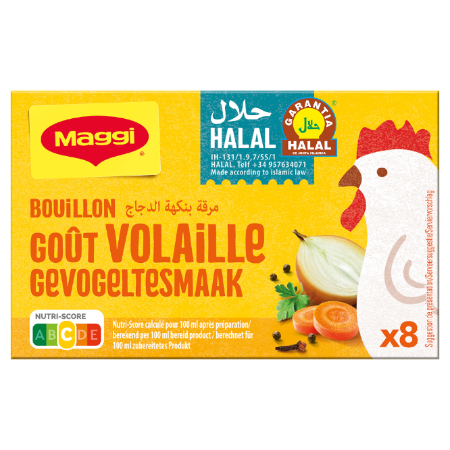 Maggi Bouillon Goût Volaille Halal 72G - MAGGI