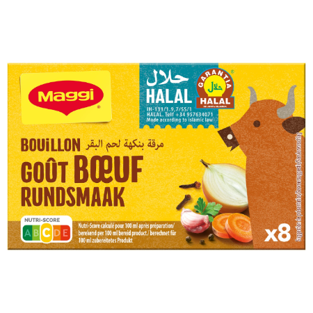 Maggi Bouillon Goût Boeuf Halal 72G - MAGGI