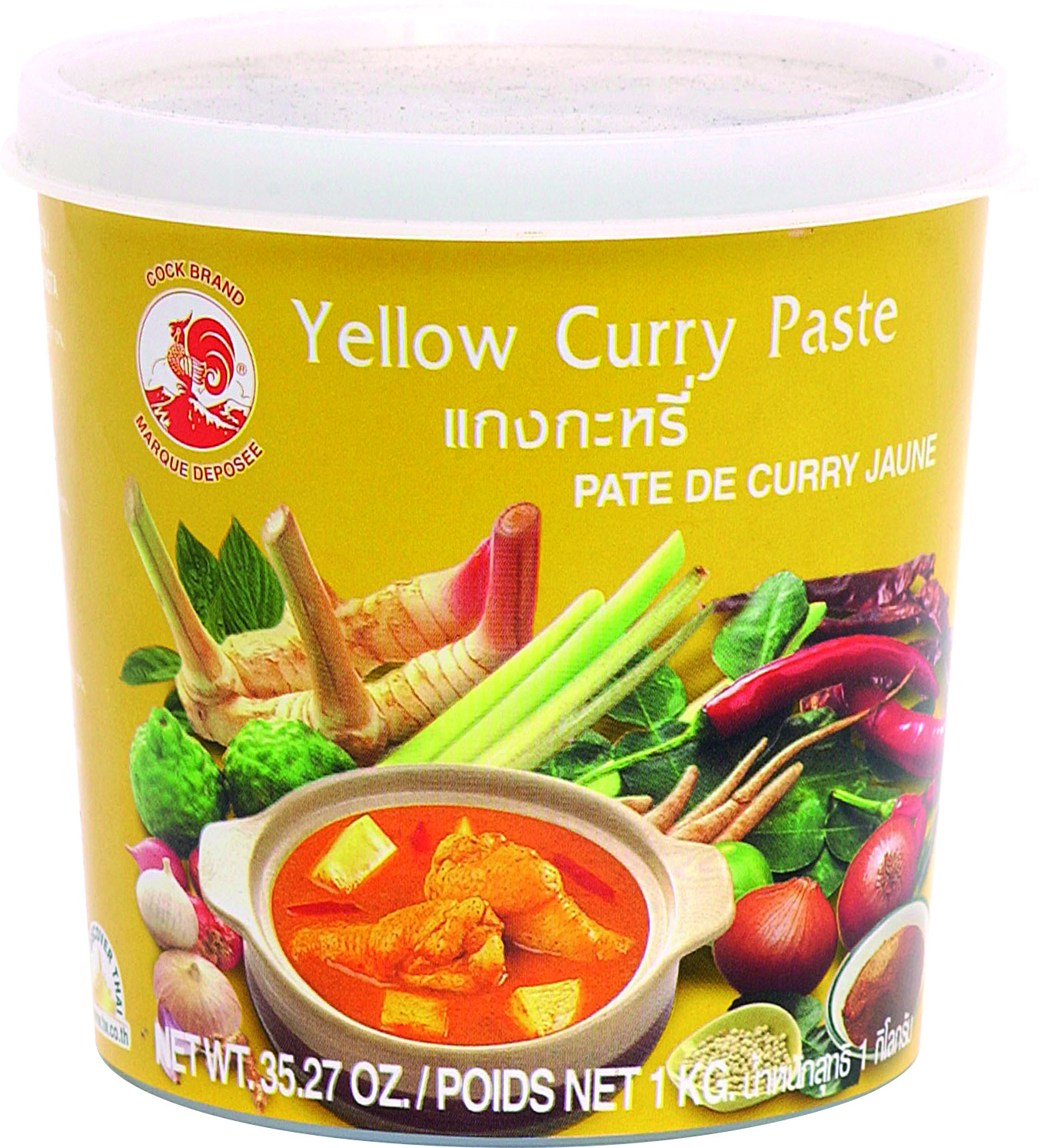Pâte De Curry Jaune 1 Kg - Cock