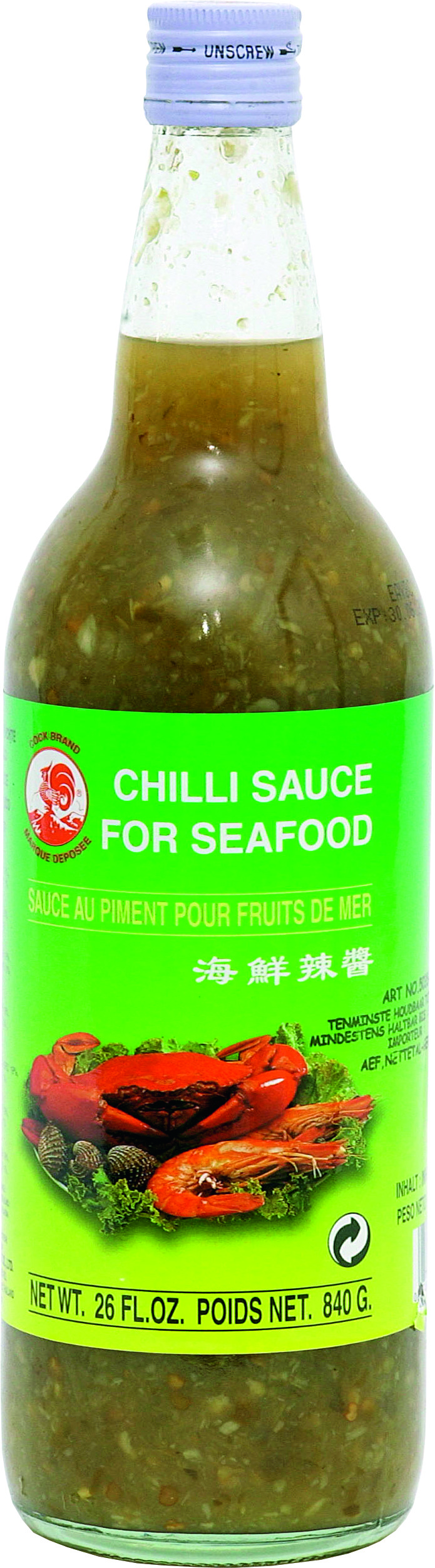 Sauce Pimentée Fruits De Mer 800 Gr - Cock