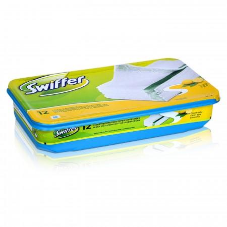 Lingettes Poussières Imprégnées pour Balai Parfum Citron x10 - SWIFFER