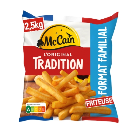 Frites Tradition L'Original format familial 2,5 kg - MCCAIN