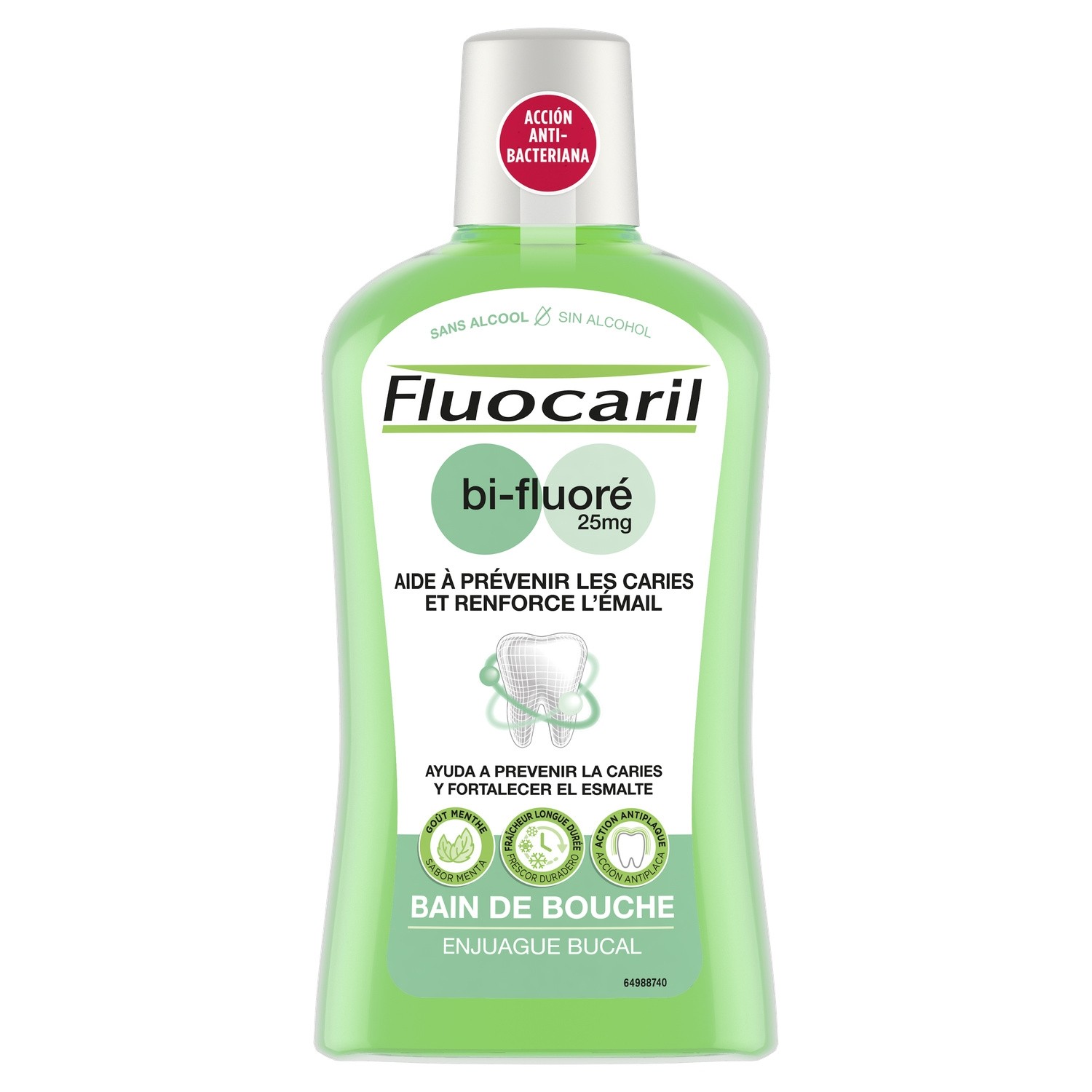 Bain de bouche Bi-Fluoré 500 ml - FLUOCARIL