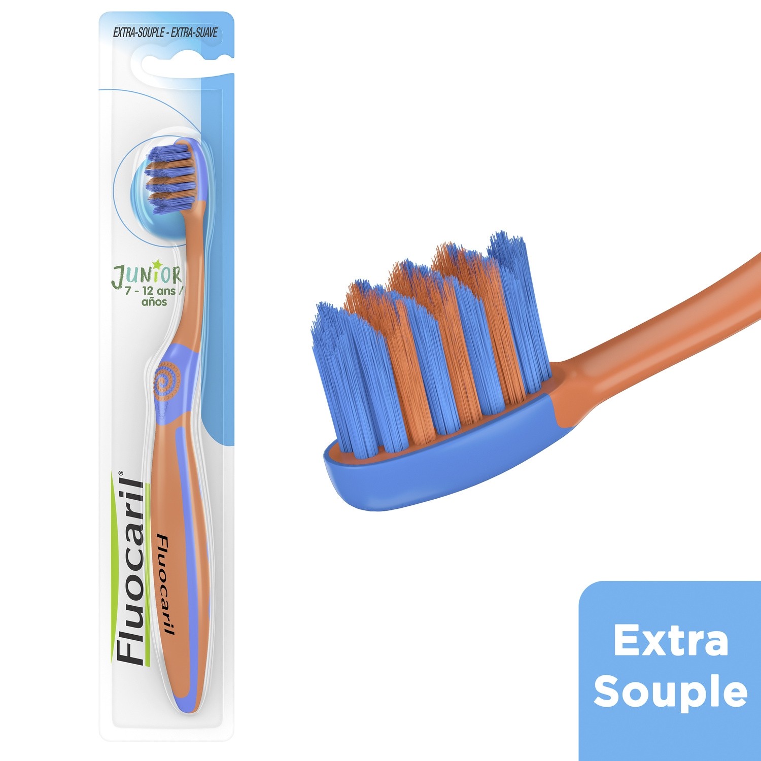 Brosse à dents Junior 7-12 ans extra-souple - FLUOCARIL