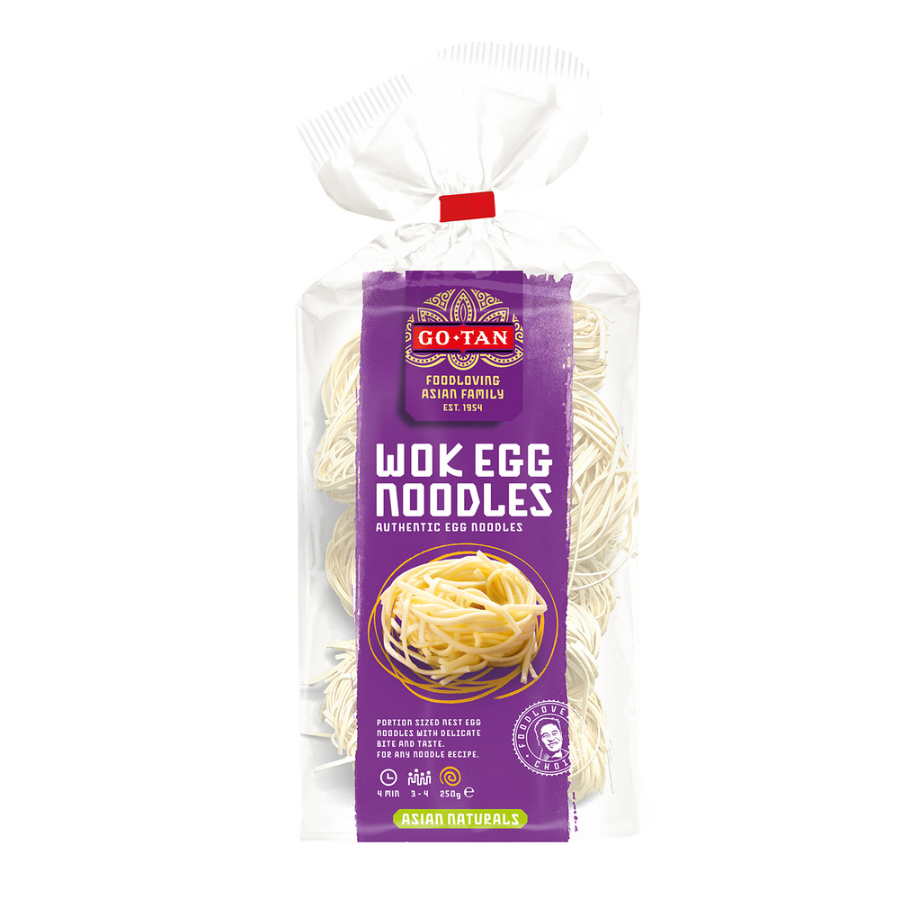 Nouilles aux œufs en nids Wok Egg Noodles 8 x 250 g - GOTAN