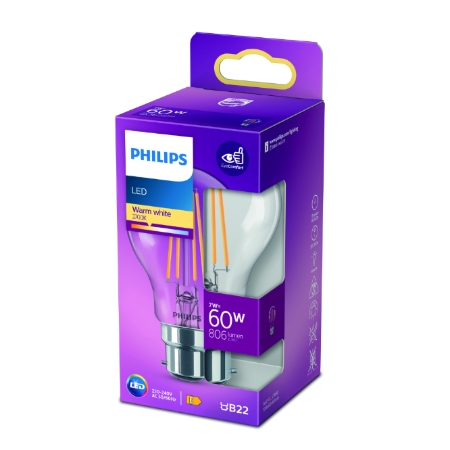 Led Cla Std 60w A60 B22 B1