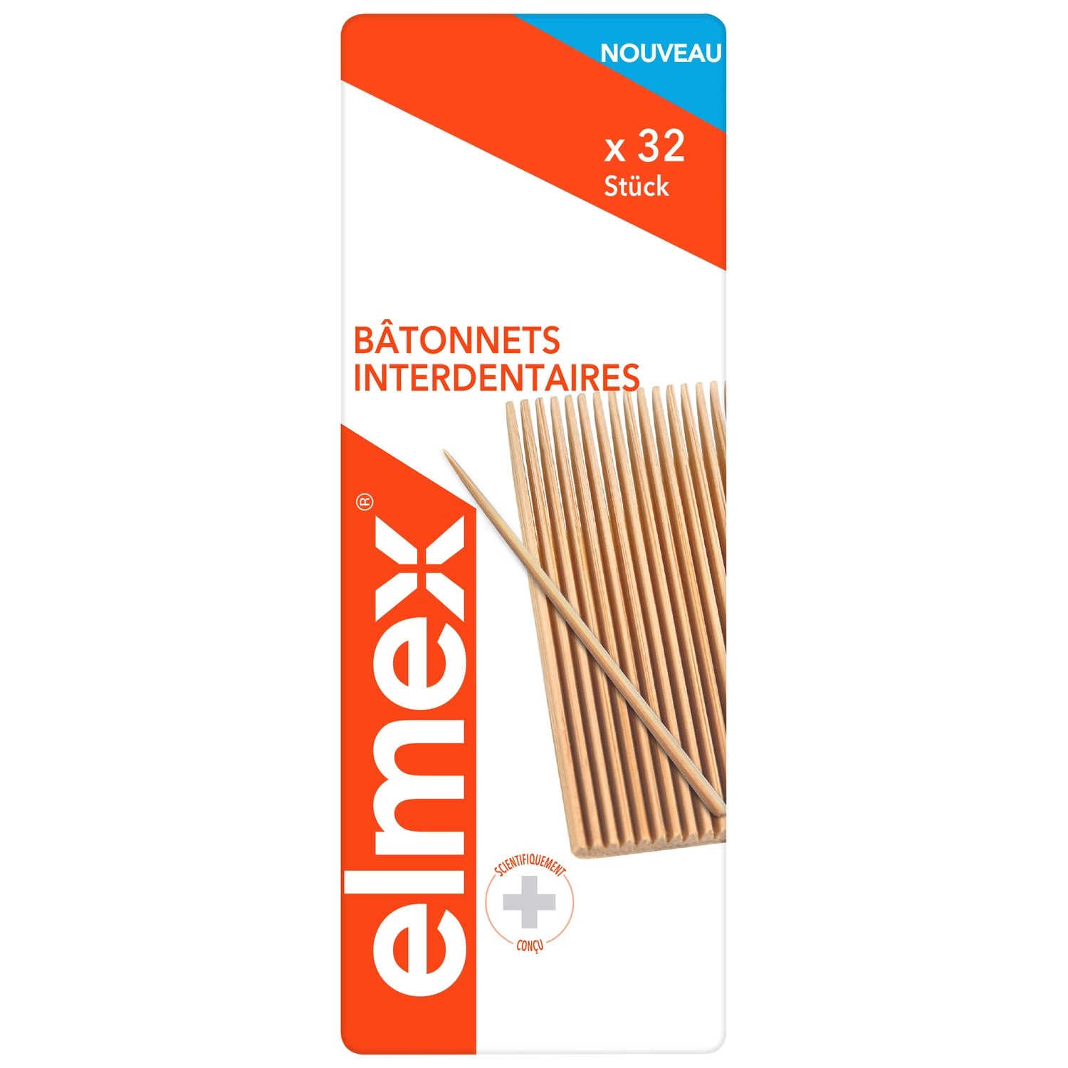 Bâtonnets interdentaires menthe x96 - ELMEX