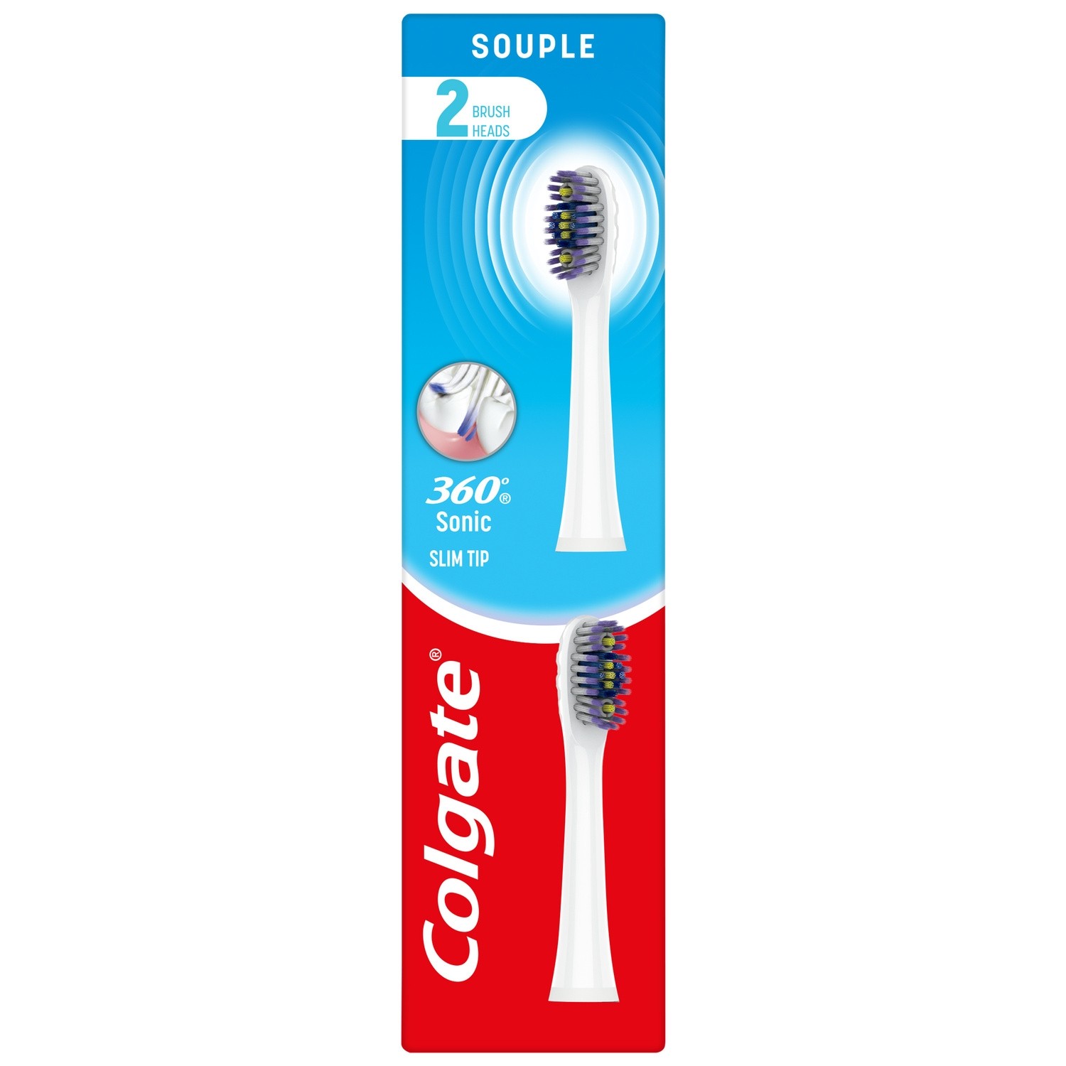 Brosse à dents 360 Whole Mouth Clean - COLGATE