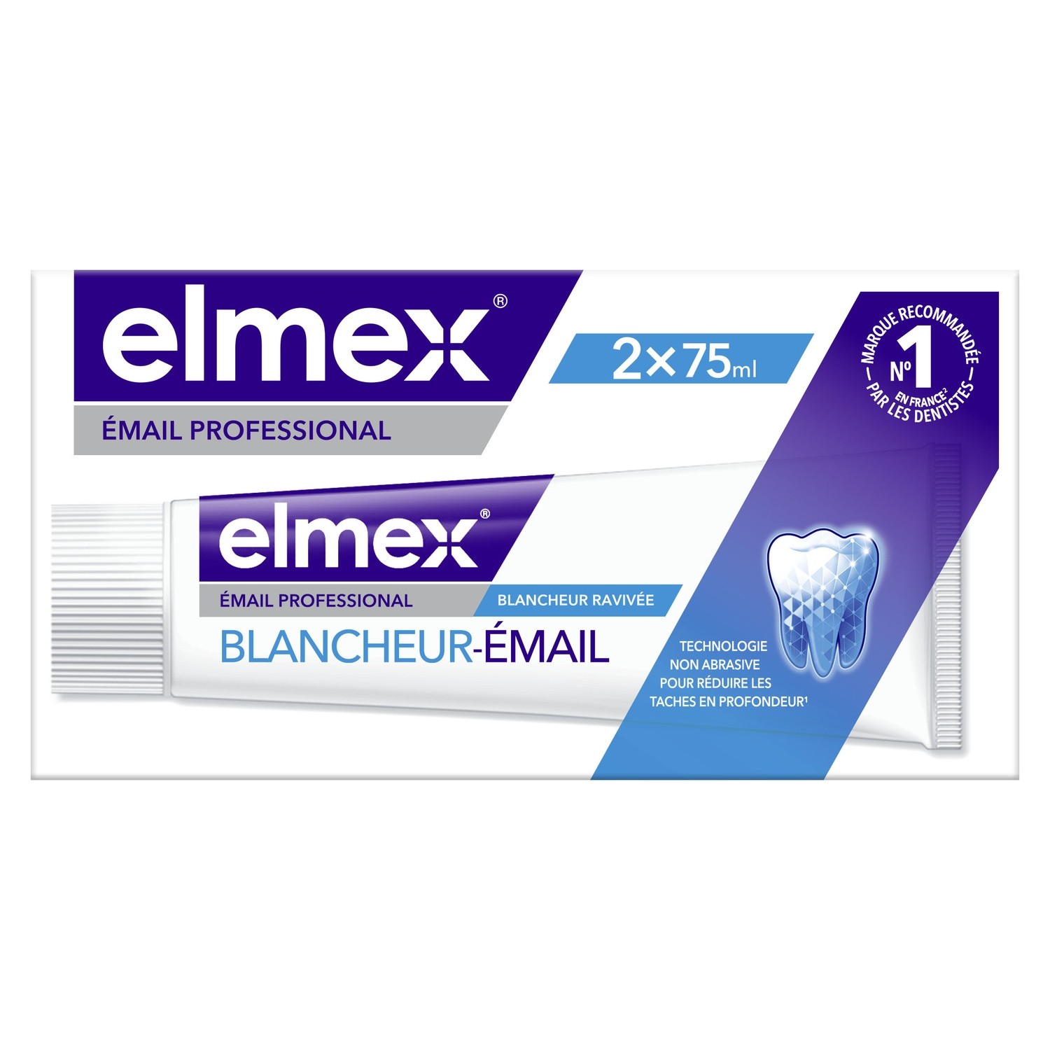 ELMEX EMAIL PROFESSIONAL WHITENESS DUO Toothpaste - COLGATE GABA