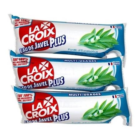 Eau de javel Plus forêt d'eucalyptus lot de 3 doses - LA CROIX