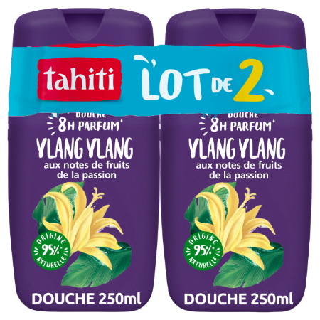 Gel douche Ylang Ylang 2x250ml - TAHITI