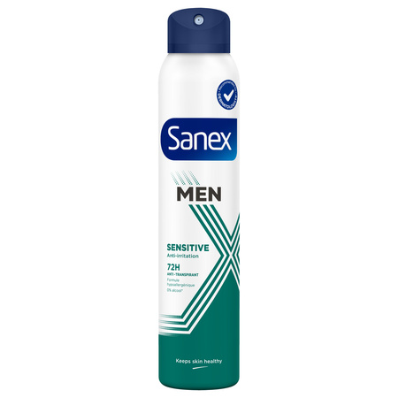 Déodorant Sensitive Men 72H 200ml - SANEX