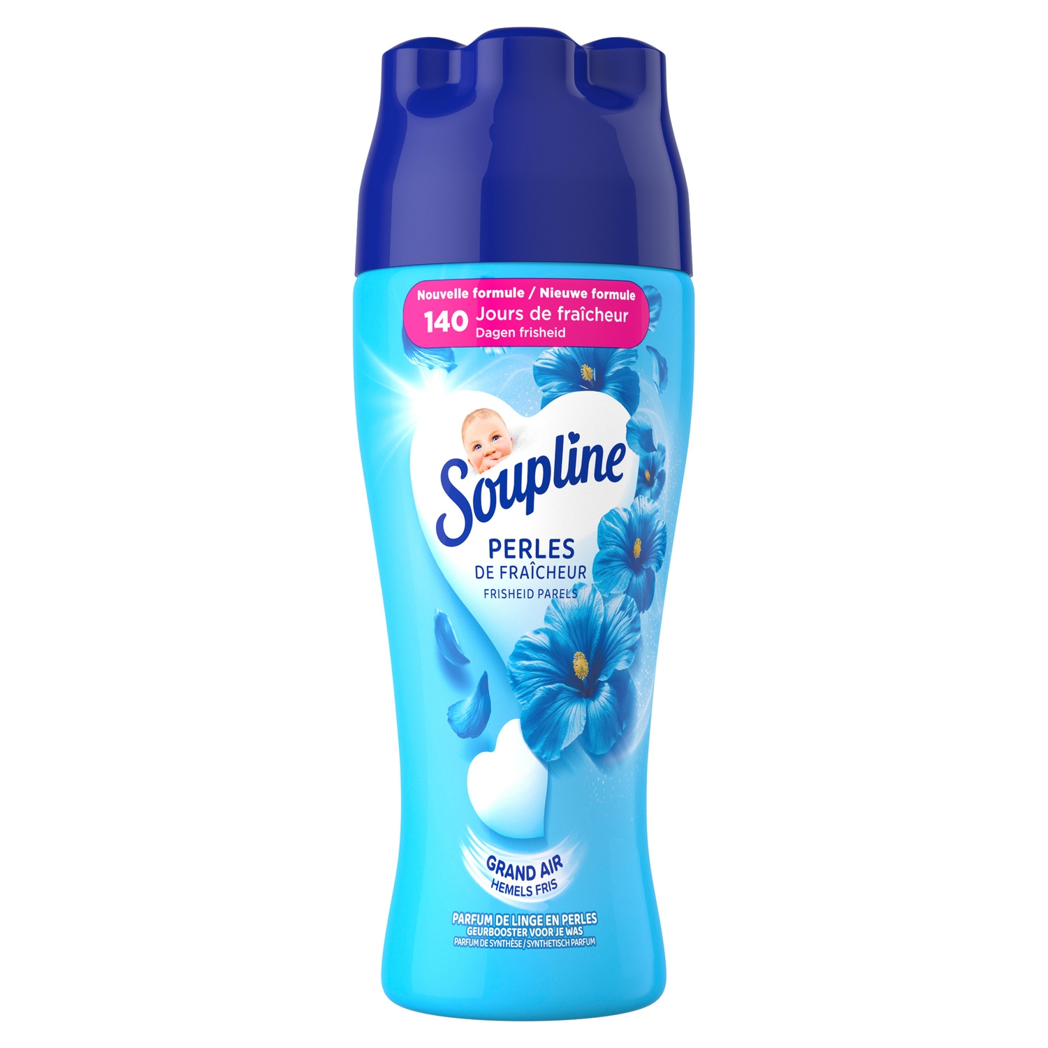 Perles de fraîcheur pour le linge Grand Air, 225 g - SOUPLINE