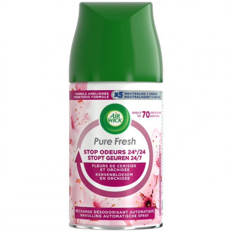 Recharge Diffuseur Désodorisant Freshmatic Pure Fresh Orchidée 250ml - AIR WICK