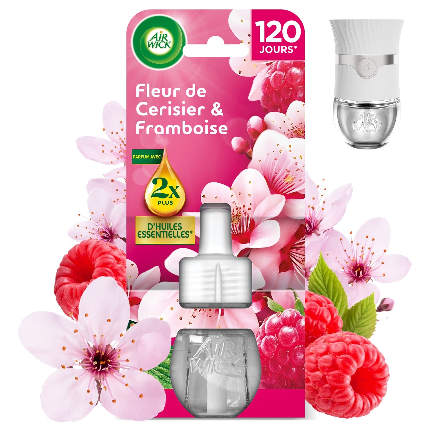 Ambientador Eléctrico Difusor Recambio Aceites Esenciales Flores 19ml - AIR WICK