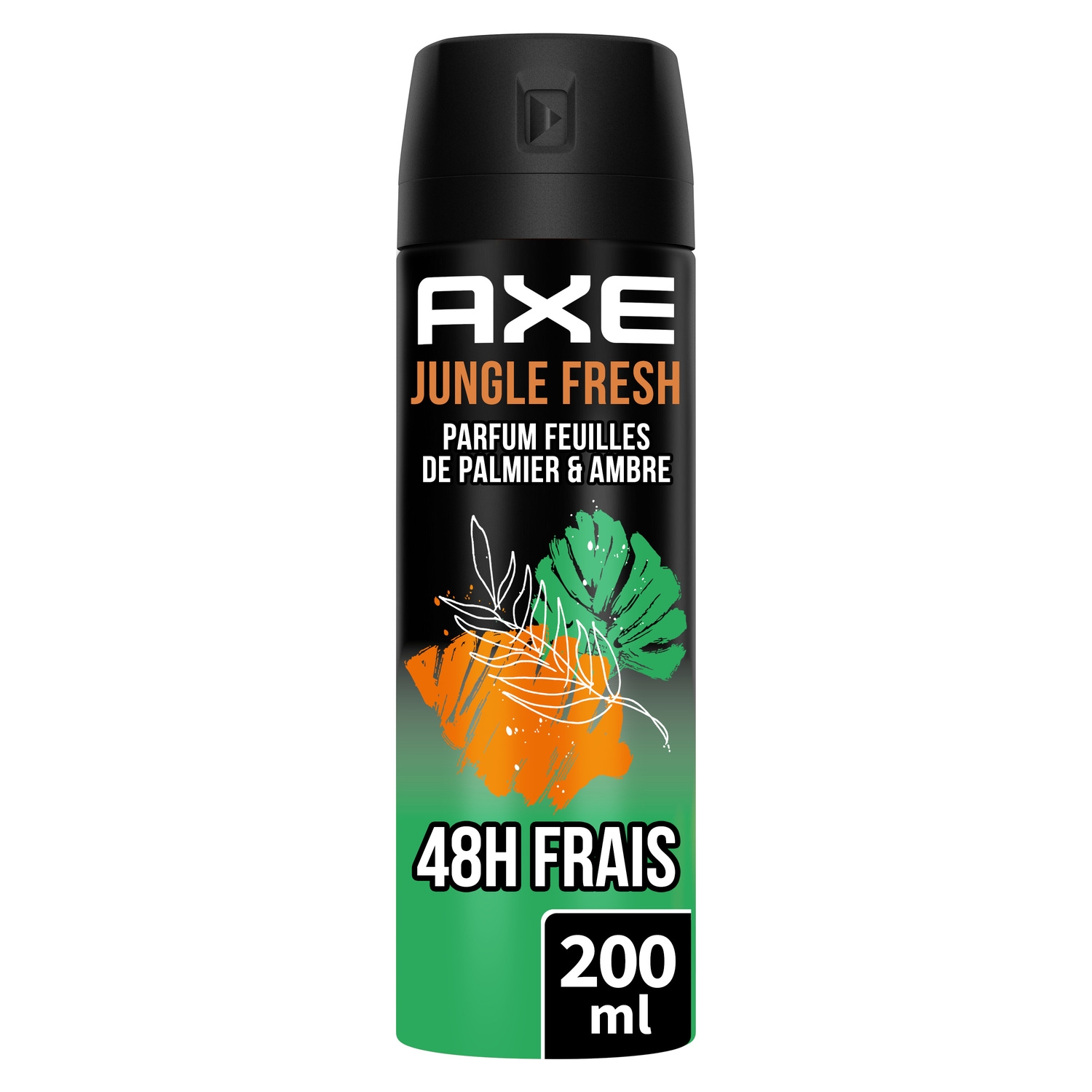 Déodorant spray homme Feuilles de palmier et Ambre Jungle Fresh 200ml - AXE