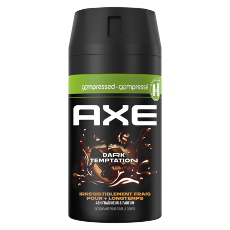 Dark Temptation déodorant corps compressé 48h 100 ml - AXE