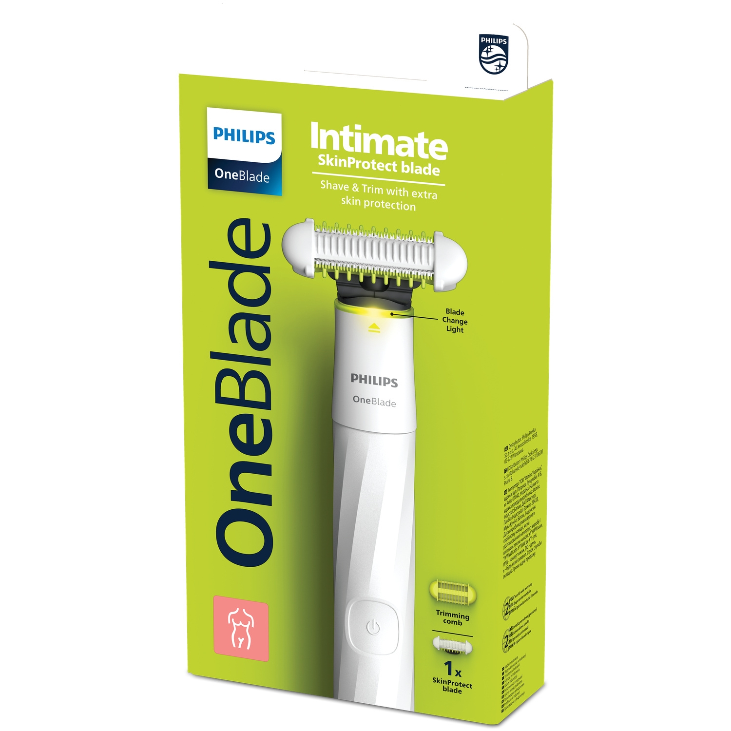 Tondeuse rasoir intime femme OneBlade Intimate QP1930/22 - PHILIPS