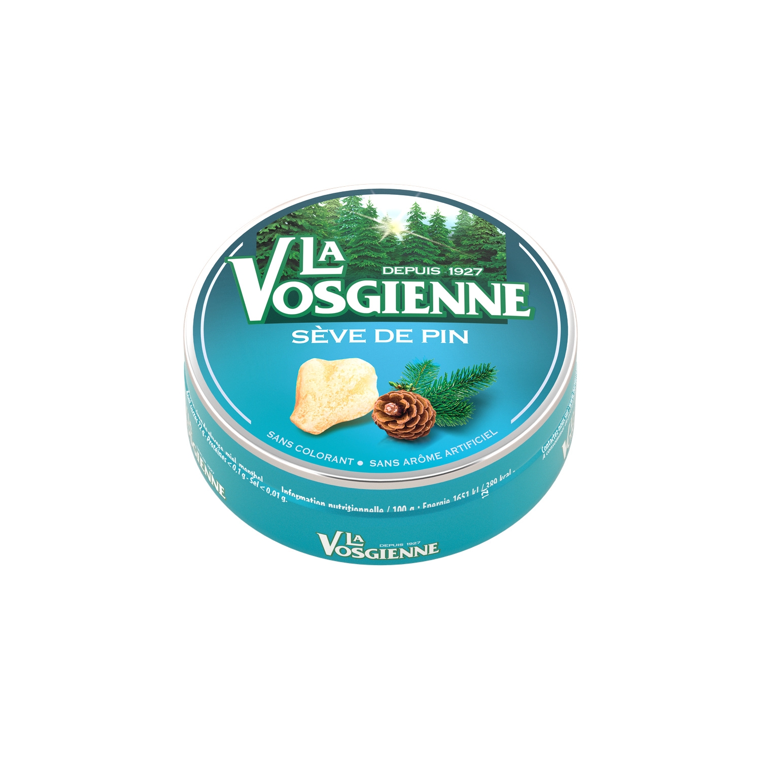 Bonbons sève de pin, boîte 112 g - LA VOSGIENNE