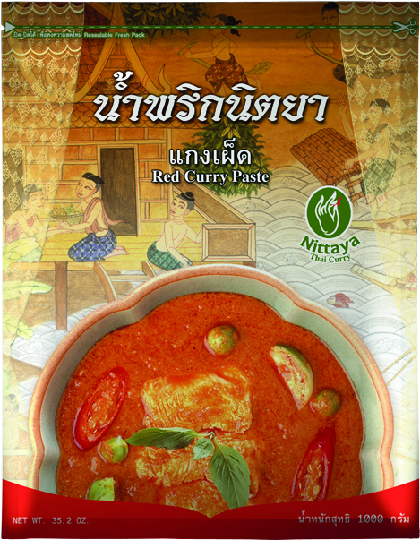 Pâte De Curry Rouge 1 Kg - Nittaya