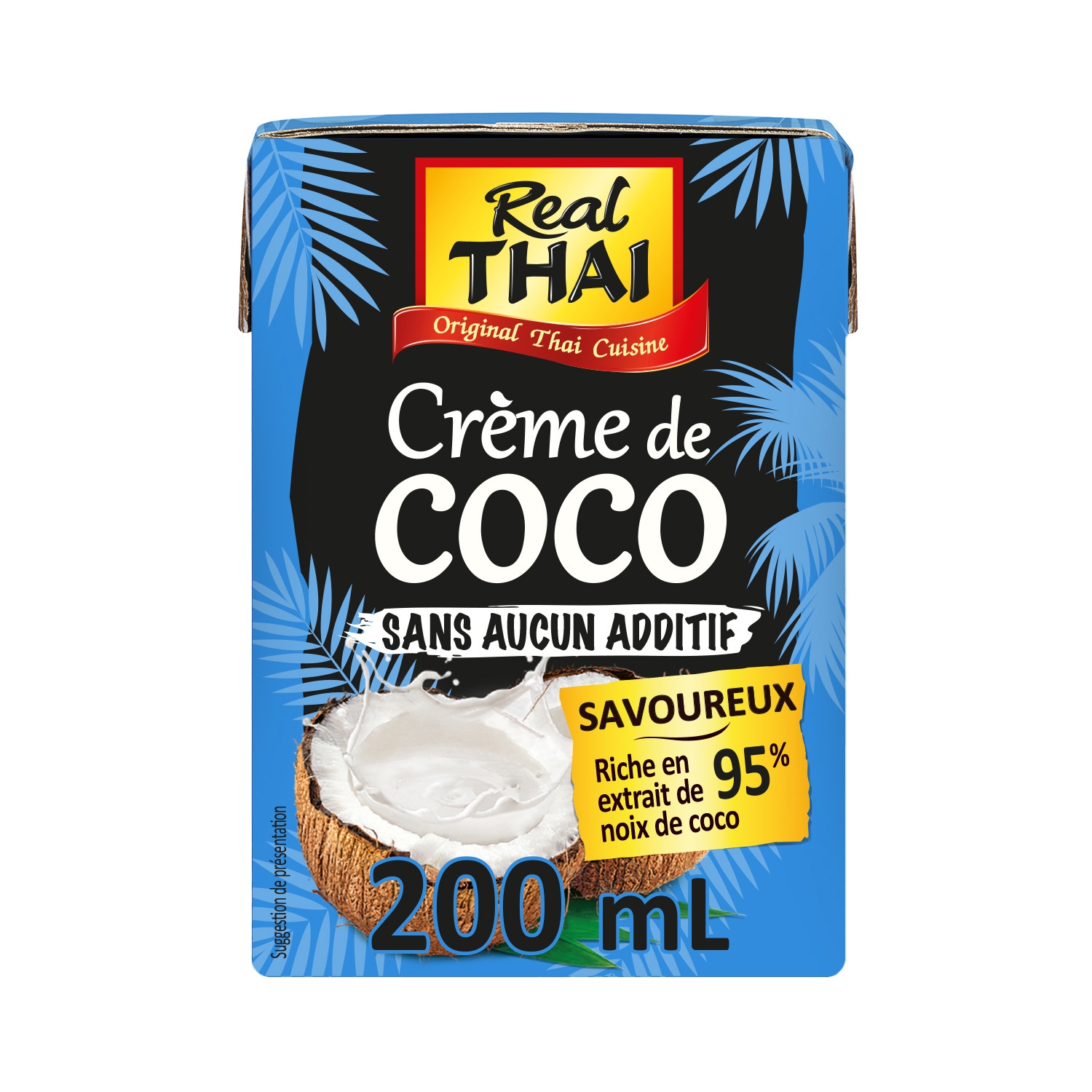 Crème de coco UHT 200 ml - REAL THAI