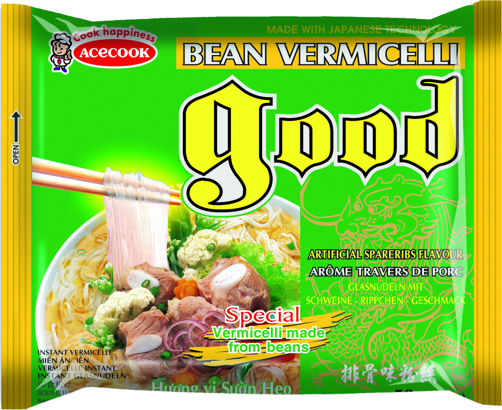 जीडी वर्मीसेल्स इंस्टेंट रिब्स 48 X 56 जीआर - Acecook