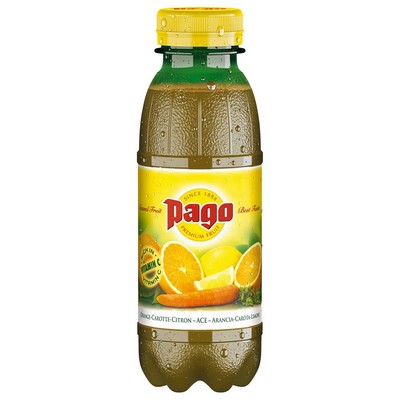 Jus orange, carotte et citron 33 cl - PAGO