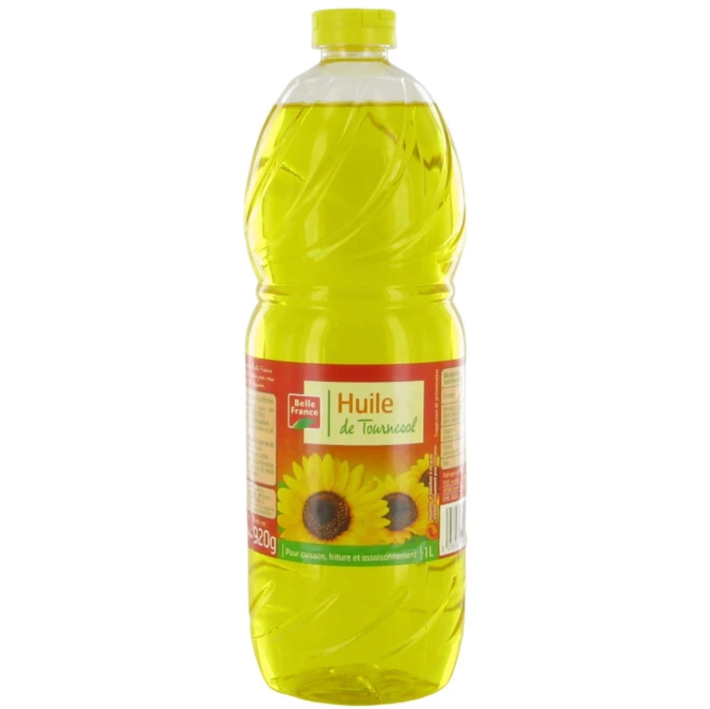 Huile De Tournesol  Bouteille Pet 1 L - BELLE FRANCE