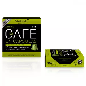 Pack Of 10 Aluminum Capsules Viaggio Espresso Arabica (v2)