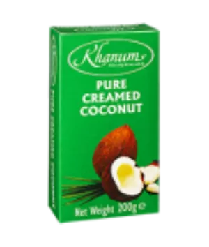 Pure creamed coconut KHANUM(40 x 200 g)